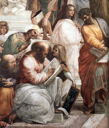 Ptágoras pintado por Raphael